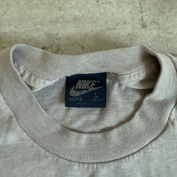 Vintage Nike spell out tshirt Nike blue tag boys size large - Picture 4 of 5
